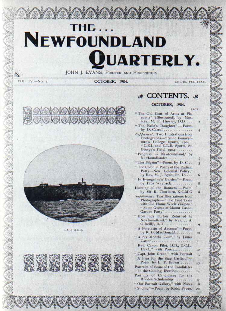 The Newfoundland Quarterly