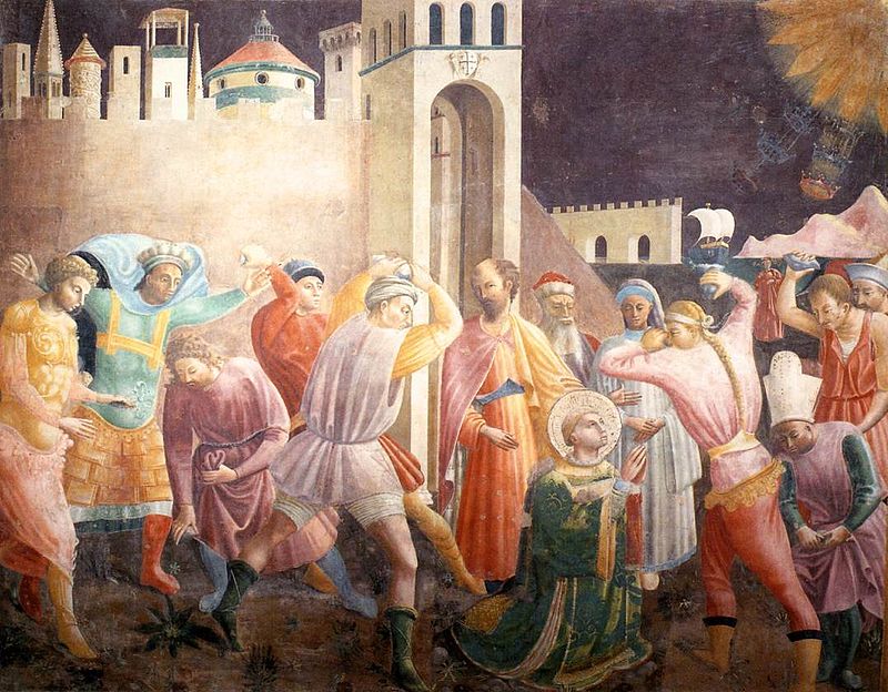 Pope Benedict and Saint Stephen